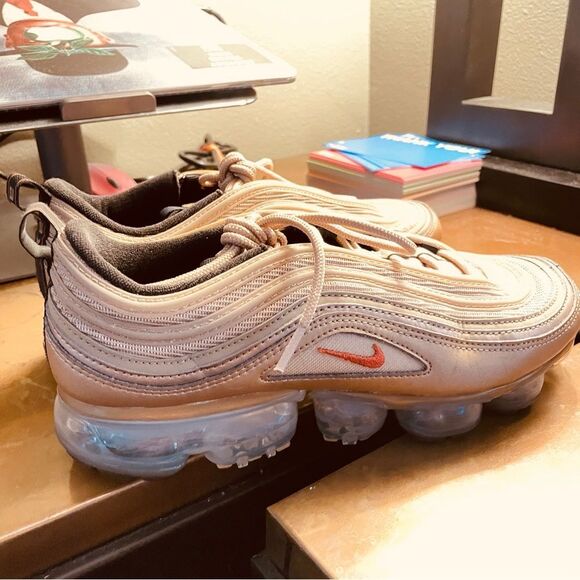 Womens Nike Air Vapormax '97 "Gold bullet" AO4542 902 Vintage Coral 8.5 US 40 EU - Picture 6 of 10